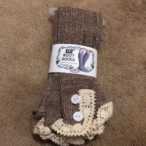 Brown Boot Socks